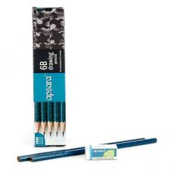 APSARA 6B DRAWING PENCIL SET OF 10